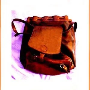 New Rare & Unique Timberland Draw String Leather Backpack Timberland | Bags | New Rare Unique Timberland Leather  main image 2